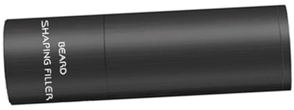HAMPPLIES Bartfüllstift Schwarz Bartfüllverschlüsselungsstab Bartformung Concealer Männerbart mit Mini Pinsel Lückenfüller Bartpflege Hautfreundlich Langlebig