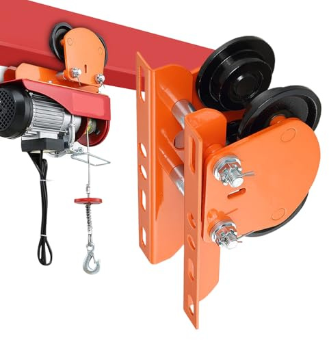 Industrial Beam Truck - Hoist with 500 kg Load Capacity, Durable Alloy Steel Roller, Adjustable Electric Hand Crane, Smooth Rail , For Use In Stock, Ga