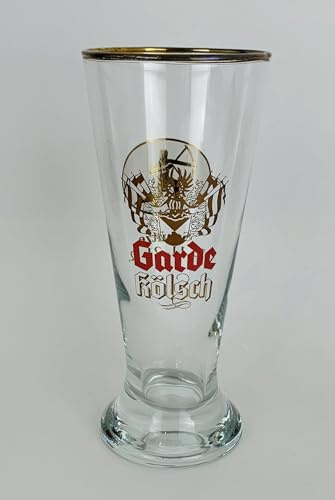 Generisch Garde Kölsch Glas Schütz, 23.11 – 21.12, ca. 0,25 l, bicchiere/birra/birra/pilsglas / bar/gastro / 1 pezzo