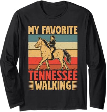 Hobby Horse Rider Tennessee Walking English Riding Horse Long Sleeve T-Shirt