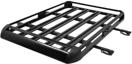 140 x 100 cm universeller Dachgepäckträger Dachgepäckträger SUV-Dachgepäckträger aus Aluminiumlegierung Tragkraft 150 kg höhenverstellbar geeignet für Camping und Reisen