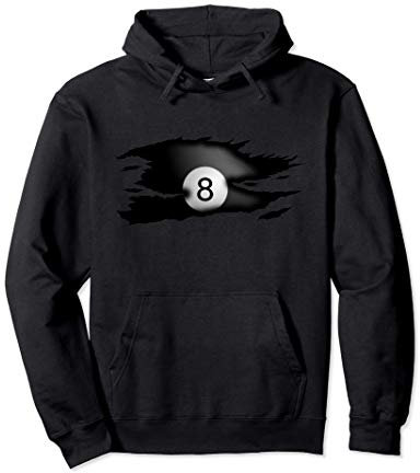 Retro Vintage 8 Ball Billard Pool & Snooker Geschenk Pullover Hoodie