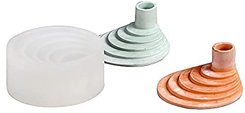 Kerzenhalter, Silicagelform Aus Beton, Kammerleuchter, Kerzenhalter, für Hochzeit, Abendessen, Party-Dekorationen