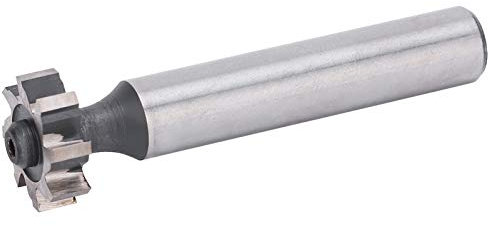 BORDSTRACT Fresas Para Metal, 5x16x10mm HSS Cortador de Ranuras En T, Lima Taladro Metal, Para Fresar Materiales de Acero, Aluminio, Cobre Y Hierro