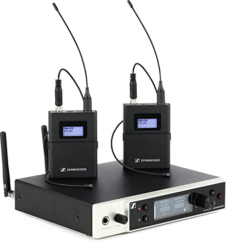 Sennheiser EW-DX MKE 2 Set Dual Lavalier Mikrofon System - Q1-9 Band