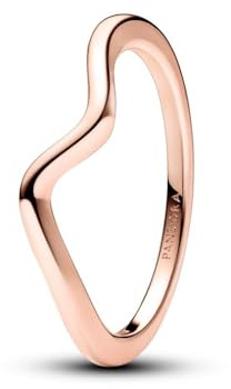 Pandora Timeless Ring Welle, 14-karätig Roségold-vergoldet