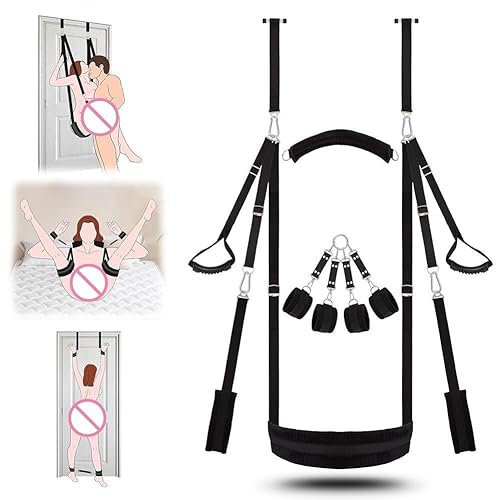 ZYDHHP Sex Swing Paar Love Swing Mit Handschellen Fußfessel Liebesschaukel Sexschaukel Tür Schalten Sie Sexpositionen Frei Sex Swings for DoorsSM Bondage Set Extreme Sexspielzeuge Für Paare