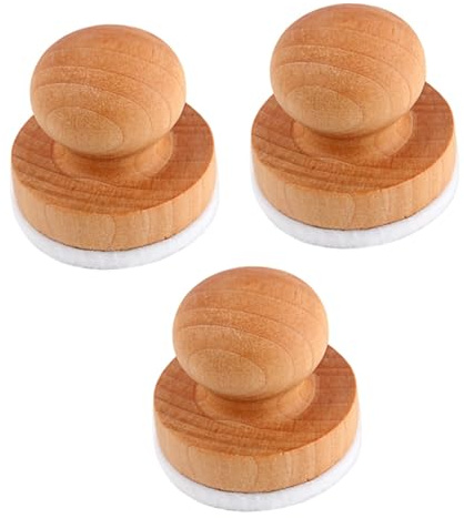 TOYANDONA 3 Stück Saitenhalter Für Gitarre Bass Saitenhalter Reinigungsinstrument Holzgriff Für Gitarre Bass Ukulele R172 Hellbraun