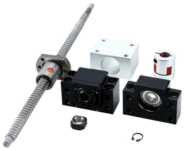 Vite a ricircolo di sfere CNC a movimento lineare Vite a sfere da 200 mm a 1000 mm SFU1210 con dado 1204 + supporto terminale BK/BF10 + alloggiamento dado + giunto 8 * 8(800mm)