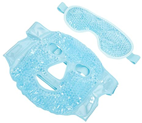 Toyvian Kühlende Gesichtsmaske Mit Eisbeutel Für Auge Und Haut Gefrieraugenmaske Aus Gel Für Schlaf Reisen Yoga Und Entspannung