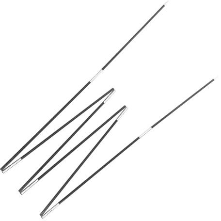ibasenice 2stücke Teiliges Fiberglas Zeltstangen Stabil Leicht Rostfrei Tragbar Outdoor Camping Ersatz Aufbauzubehör Für Zelte Und Markisen