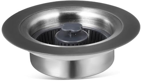 CIYODO Sink Drain Plug Stainless Steel Sink Strainer Basket Fast Drainage Material