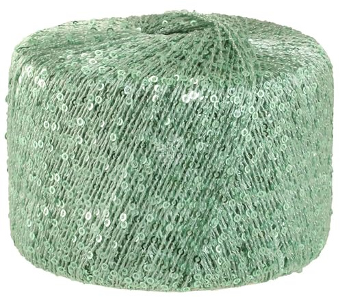 LANA GROSSA Glamour | Beilaufgarn mit Pailletten | Handstrickgarn aus 55% Polyamid und 45% Polyester | 25g Wolle zum Stricken & Häkeln | 115m GarnFB 15