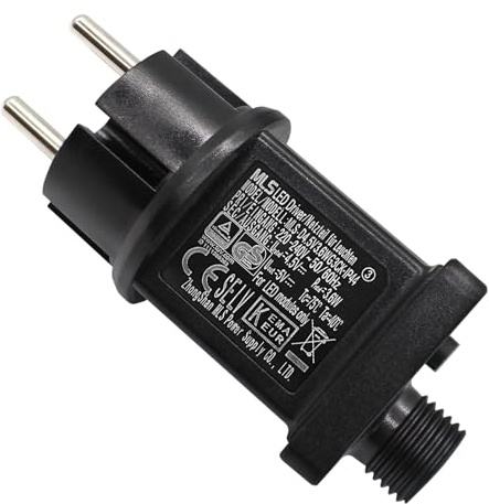 Fuente de alimentación LED 4.5V, Transformador LED IP44 Reemplazo de controlador de adaptador LED de baja tensión para luz de Navidad, guirnalda de luces