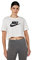 Nike Damen Sportswear Essential Kurz-t-shirt, Weiß / Schwarz, M EU