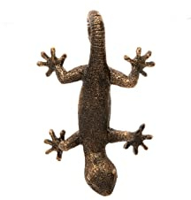Pot Buddies Handgefertigte Gecko-Figur Pflanztopf Aufhänger – Dekorative hängende Gartendekoration – Blumen-Übertopf Figur