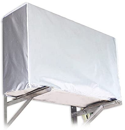 Copertura del Condizionatore D'aria, Coperchio di Protezione del Condizionatore D'aria, Copertura per Condizionatore D'aria da Esterno, Anti-Polvere Anti-Neve da Esterno (XL)