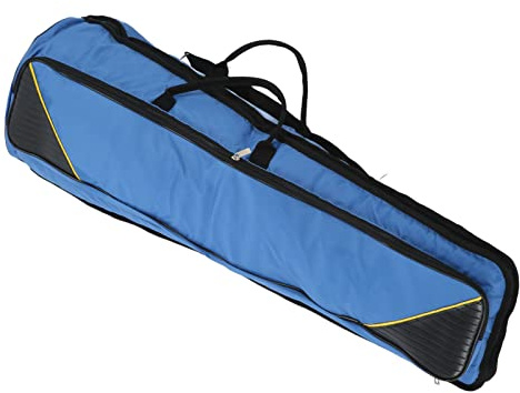 Sacs de Trombone, étui de Trombone Custodia Morbida Trombone en Fa, étui de Transport de Trombone Housse de Protection pour Trombone Ténor (Bleu)