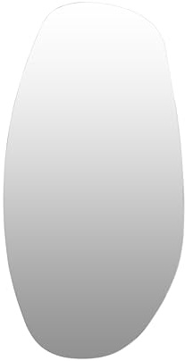 VIDI Specchio Elegante Wandspiegel Spiegel Asymmetrisch | Dekorative Spiegel Oval 95 x 55 cm | Design Asymmetrischer zum Aufhängen | Moderne Dekorative Wandspiegel