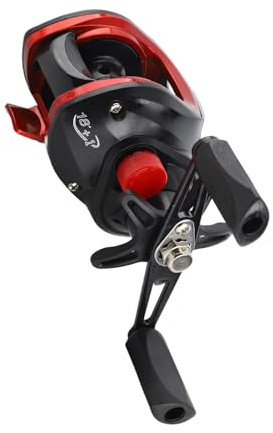 Cftgiw Baitcasting Reel Metal Kastar Kraftfulla Lätta Betesfiske -rullar för Salt L Handrulle Hållbar Pålitlig för Fiske Som Fiske och S Betescasting Reelbaitcaster (Högra)