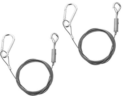 Housoutil 2piezas Cuerda Para Colgar Marcos Cuadros Luces Colgadores Inoxidable Práctica y Duradera