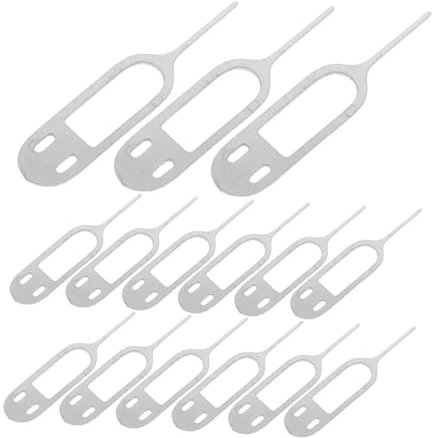 DIYEAH 50pièces Outil Éjecteur De Carte Sim pour Téléphone Portable Aiguille De Retrait Acier De Compatible avec Divers Modèles De Smartphones