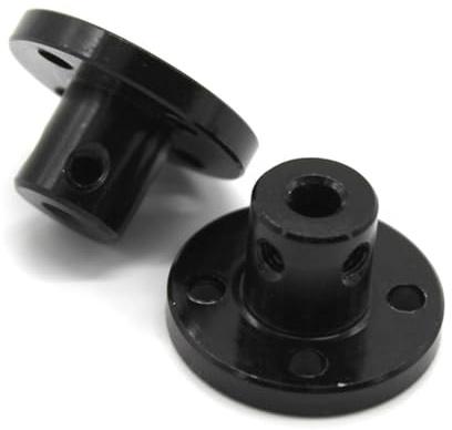 Giunto flangiato in lega di alluminio da 2 pezzi con foro da 3 mm e 4 mm(4mm)