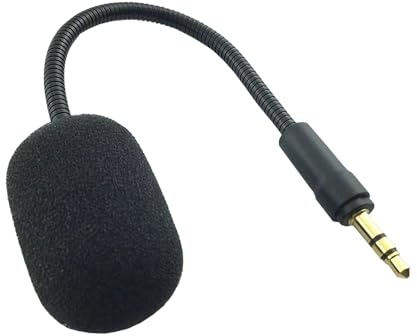 Oxtxuzdm Micros de jeu de rechange pour casques de jeu Go 3,5 mm avec coque en mousse pour casques ROG Strix Go