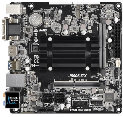 scheda madre Scheda madre Fit For ASROCK J5005-ITX Mini-ITX con processore Intel Quad-Core Pentium J5005 DDR4 8 GB M.2 PCIe .0