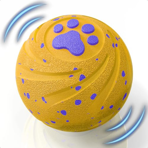 VNAKIO Hundespielzeug Interaktiver Hundeball, Wechselhülle (Shell) (Orange)