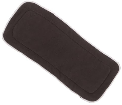 Holibanna Washable Reusable Adult Incontinence Pads Large 18x8 4-Layer Absorbent Cloth Diaper Inserts for Senior and Disabled Care