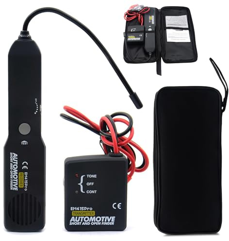 Kabelbruch Suchgerät, Cable Tracker, Kabelfinder Kabeltester EM415PRO, Kabel Tracker, Netzwerk Kabel Tester, Multifunctional Cable Checker Leitungssucher, Auto Reparatur Werkzeug, Netzwerkkabel Tester