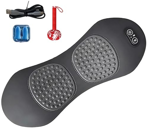 RüCkenmassagegeräT, 3-In-1 Massager, RüCkenmassagegeräT Elektrisch Mit ErwäRmung, Vibration & Traktion, For Nacken, Schultern Und RüCken (Dunkelgrau, Netzanschluss)