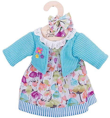 Bigjigs Toys Strickjacke und Kleid (Türkis) (für 38cm Puppe)