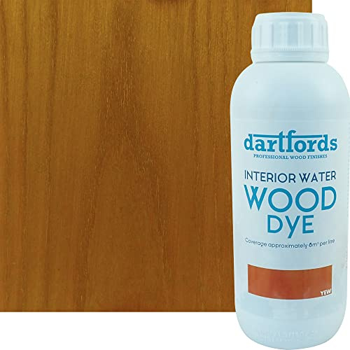 Yew Interior Water Based Wood Dye 1 Litre Bottle