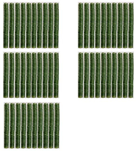 EXCOLO 50er Baumschutzspiralen Set, 90 cm lang, Flexibler Baumstamm Schutz gegen Verbiss und Fraß, witterungsbeständige grüne PET-Folie, stapelbar, ideal für Junge Bäume und Obstbäume