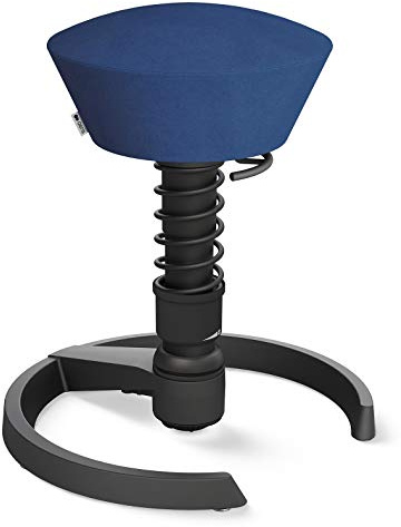 aeris Swopper – Ergonomischer Hocker – Bürohocker höhenverstellbar – Vielseitiger Sitzhocker für einen gesunden Rücken – Bürostuhl ohne Rollen, Feder Standard