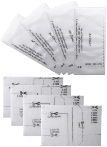 Poweka SF-SAC20/30 Microfilter Kompatibel mit Mi-ele Staubsauger S 300 399 i S 400 499 i S 500 599 S240 S250 S290 S4 S5 Serie #6713110 Filter Motor Luftfilter Filtermatte Staubraumfilter 4 Stück