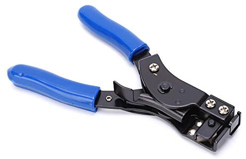 Nylonbinder-Werkzeug, bequeme Bedienung Kabelbinderzange aus Kohlenstoffstahl für den Außenbereich für die Werkstatt für 2,4-12mm Kabelbinder