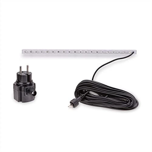CLGarden LED Lichtleiste 30cm warmweiß für Wasserfall EWE30 warm weiße Beleuchtung wasserdicht Teich Bachlauf
