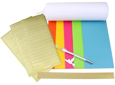 Taufkerze-Bastelset mit Kerzen-Rohling, Buchstaben, Wachsplatten/-Streifen und Taube