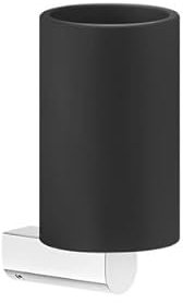 Gessi Rilievo, Porte-gobelet pour Montage Mural, gobelet Noir Mat, gobelet fermement fixé, 59508030, 59508030, Colorazione: Rame