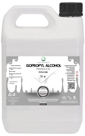 Customchem IPA 99.9% | 5L | Lab Grade | Isopropyl Alcohol | Isopropanol 99.9%