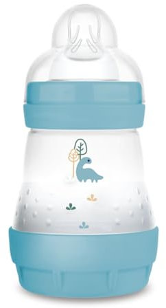 MAM Easy Start Anti-Colic Bottle 0+ Months, Slow Flow (160 ml), Ocean - Bottle to Reduce Colic and Baby Discomfort - Baby Bottle Suitable for Breastfeeding