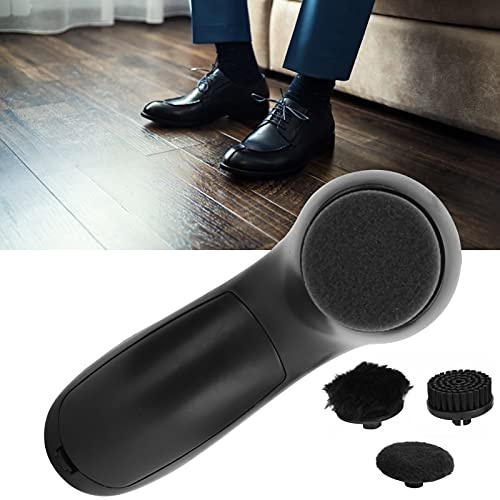 Kit de Cepillo Eléctrico para Zapatos x Ideal x para Cuidado x y Pulido x de Calzado x de Cuero x Portátil x y a Prueba x de Polvo x con Cabezal x de Microfibra x Funciona x con Pilas