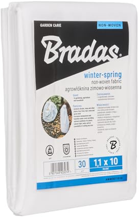 Pullmer Wintervlies, Gartenvlies winterschutz für Pflanzen Frostschutz, pflanzenvlies frühling-Winter (1,1m x 10m ; 30g/m²)