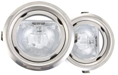 KYPSZQPSH 2PCS 65mm Range Hood Halogen Lamp 20W Kitchen Cabinet Bulb DC/AC 12V Range Hood LED Light