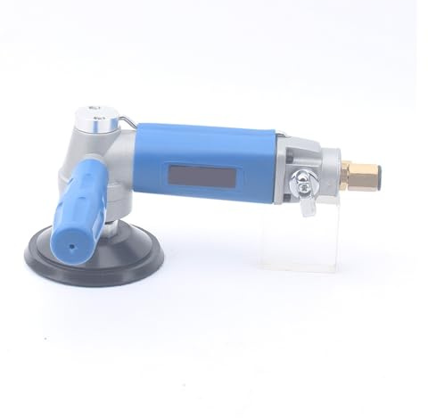 Pneumatischer Nasspolierer mit 4500 U/min, 4-Zoll-Schleifmaschine mit Wasserzufuhr for Beton, Quarz und Granit für Granit Marmor
