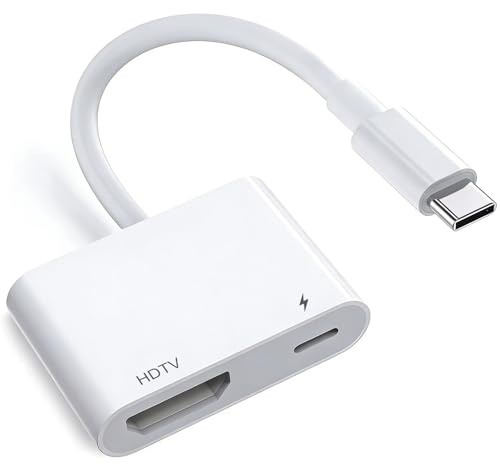 WONDERFUL FATE 4K 60Hz USB C auf HDMI Adapter mit 100W PD Ladung | Echtes Plug & Play. Streamt Netflix & Prime Video in 4K 60Hz. Bietet 100W PD Pass-Through Ladung.