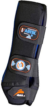 eQuick eArtik Cooling Boots- Kühlgamasche, Farbe:Black, Größe:one Size